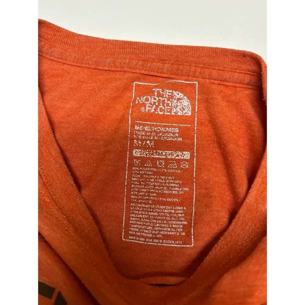 The North Face Men's Slim Fit‎ T-Shirt - Medium - Heathered Orange